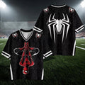 Spiderman V-Neck Football T-Shirt Soccer Tee Unisex 3D Print
