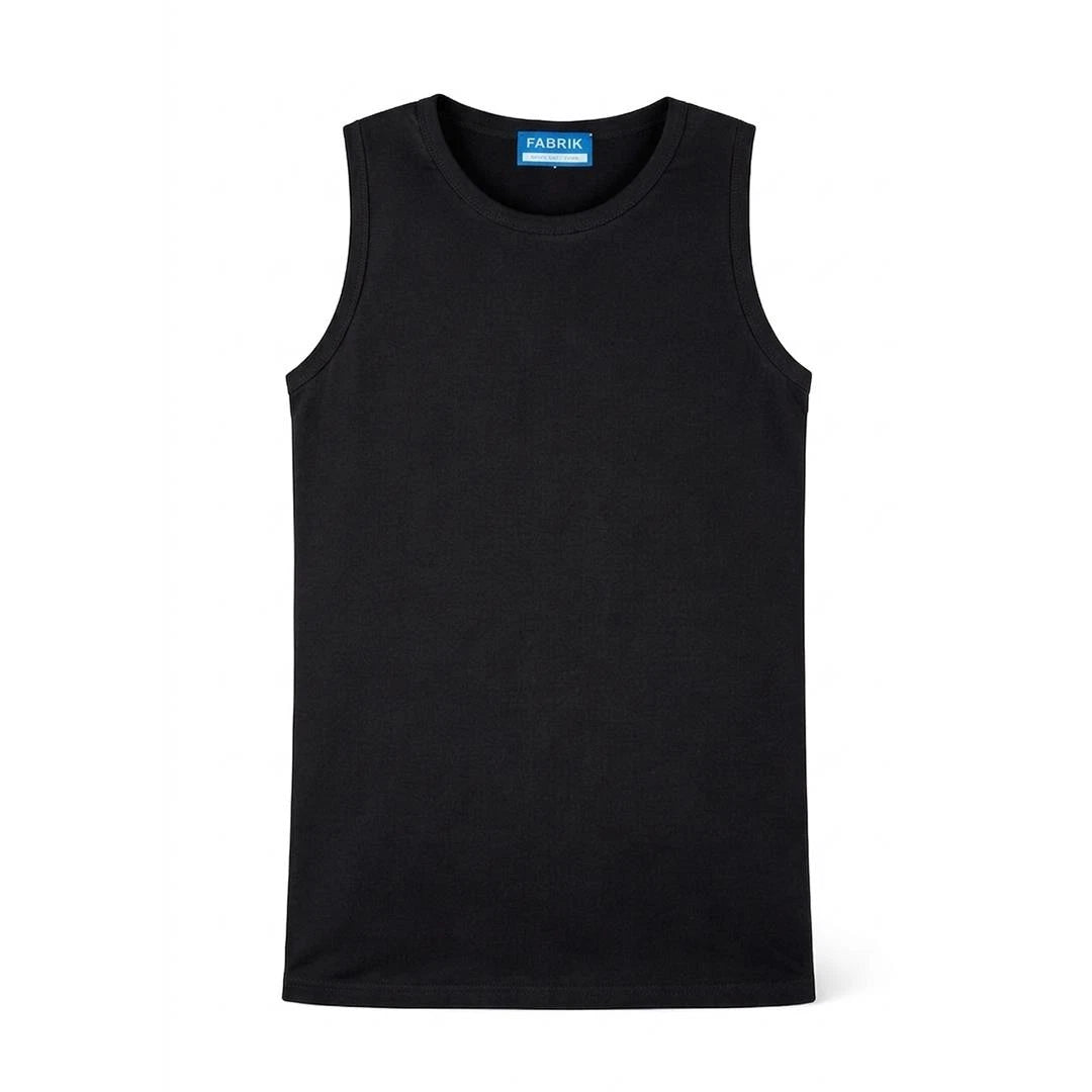 Fabrik Pure Cotton Long Length Muscle Vest For Men in 3 Colours, 2XL-8XL