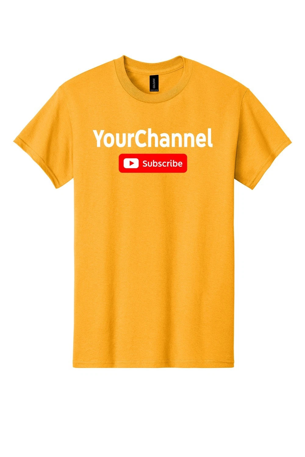 Custom Your Channel You & Tube Funny Subscribe Personalized Mens T Shirt USA Tee