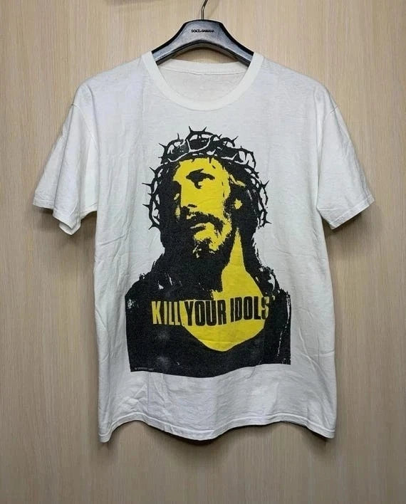 Kill Your Idols Hard Rock Heavy Metal Vintage Graphic Unisex T Shirt Tee