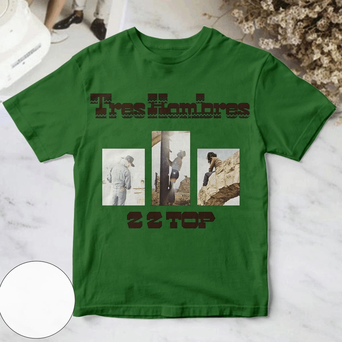 Zz Top Tres Hombres Album Cover Shirt For Men AOP 3D S-6XL Tee TP1407