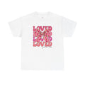 Loved Bow Unisex Cotton Tee - Cute Gift for Birthdays, Valentine's, or Everyday
