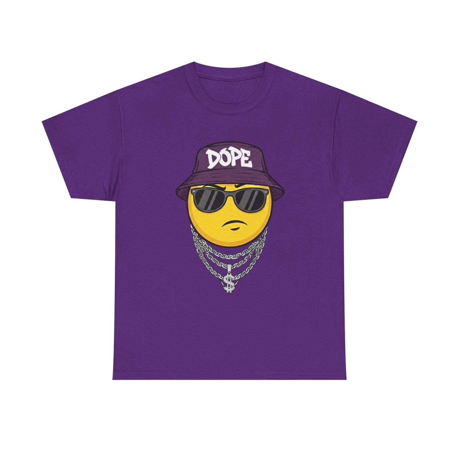 Dope Emoji with Chains T-Shirt | Hip Hop Streetwear