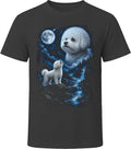 Bichon Frise Howling at the Moon T-Shirt