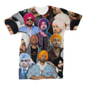 Diljit Dosanjh Photo Collage 3D T-Shirt Polyester TH597