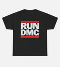 Run DMC T-Shirt Logo Rock Rap Band Official Black New