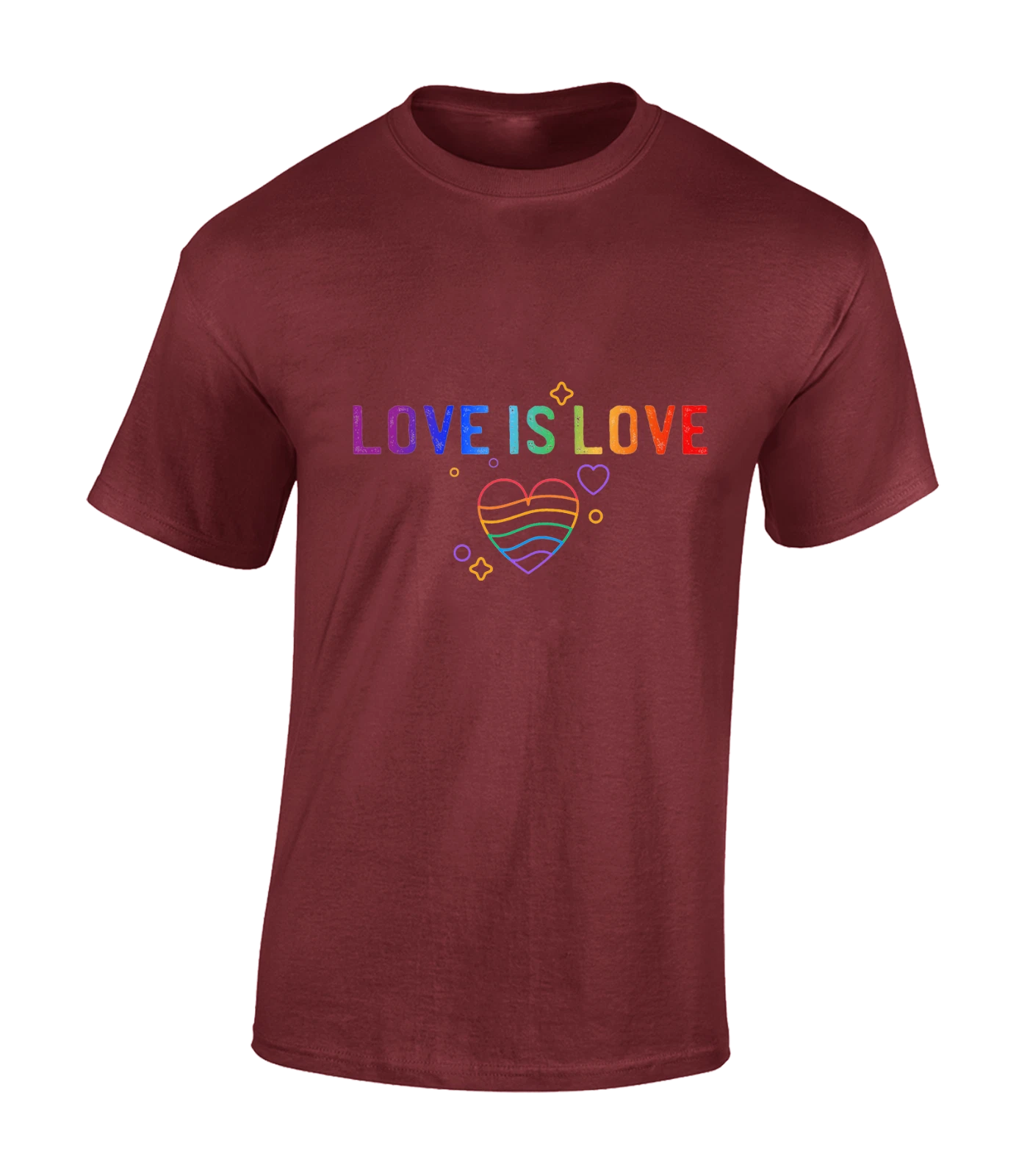 LOVE IS LOVE PRIDE MENS T SHIRT LGBTQ GAY PRIDE RAINBOW FLAG LESBIAN COOL TOP