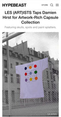 Damien Hirst X Les Artists Limited Edition Polkadot Shirt - White - Large - RARE