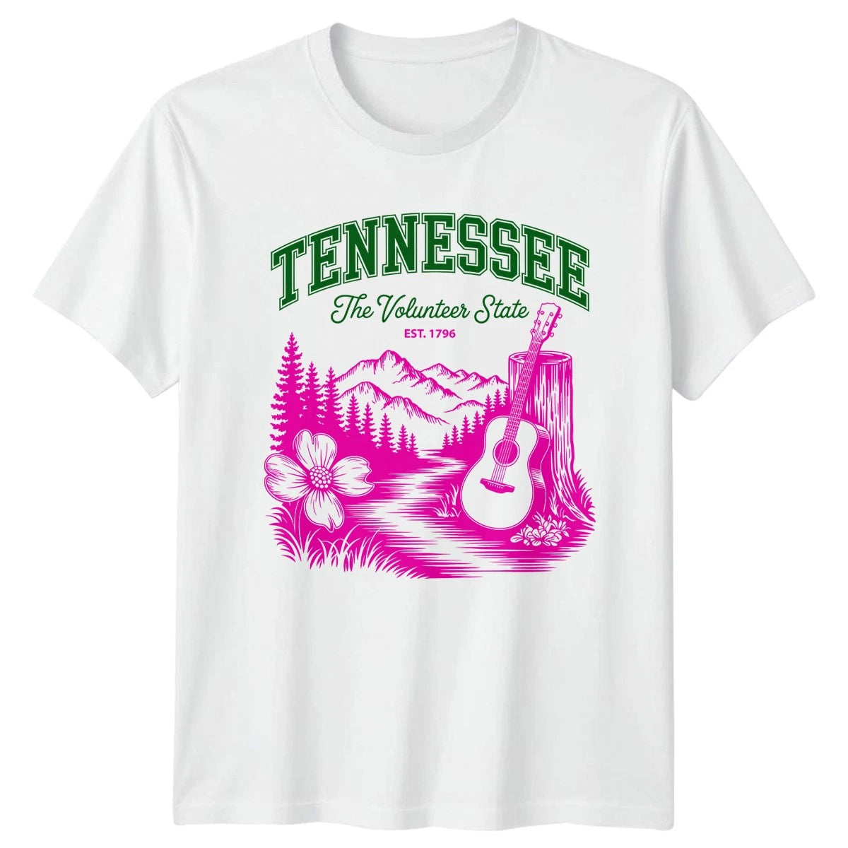 Tennessee The Volunteer State EST 1796 Mens T-Shirt Womens Unisex Top