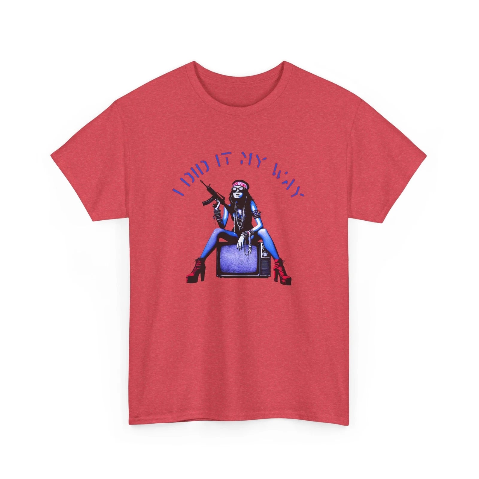 'I Did It My Way' - Unisex Heavy Cotton Tee for Bold Self-Expression