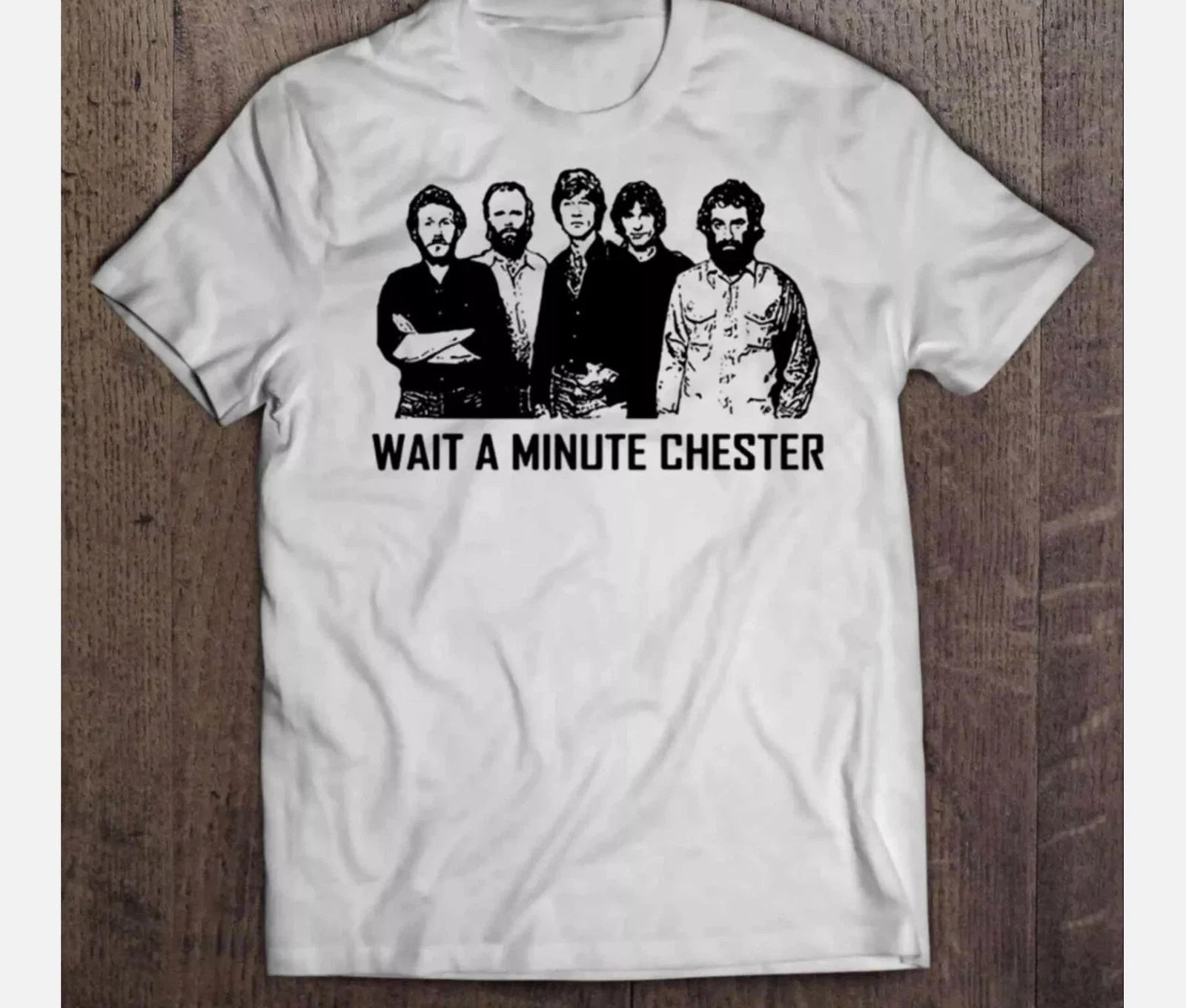 Wait A Minute Chester The Band Short Sleeve T-Shirt