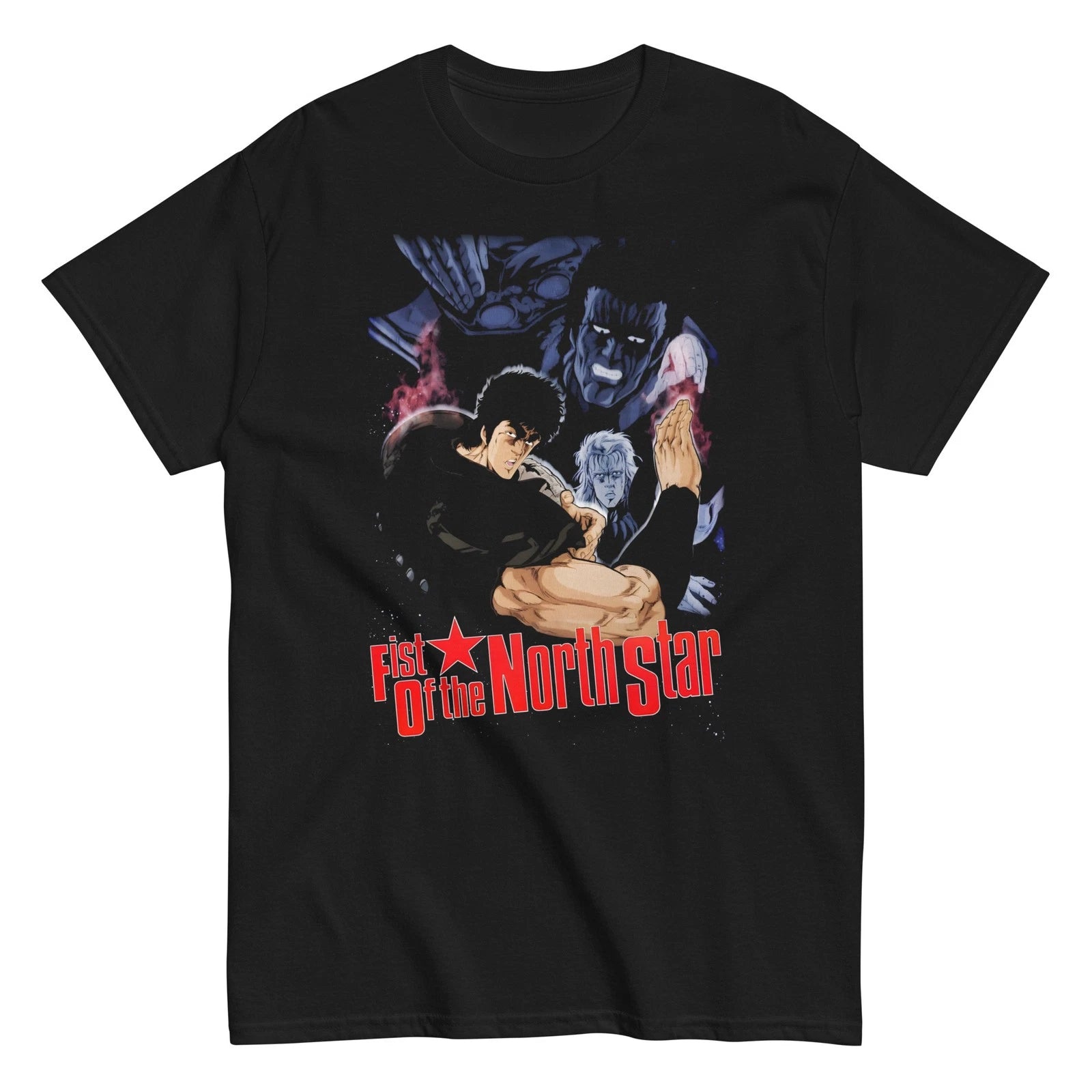 Fist of the North Star 1986 Retro Manga- T-shirt All Sizes S-2XL