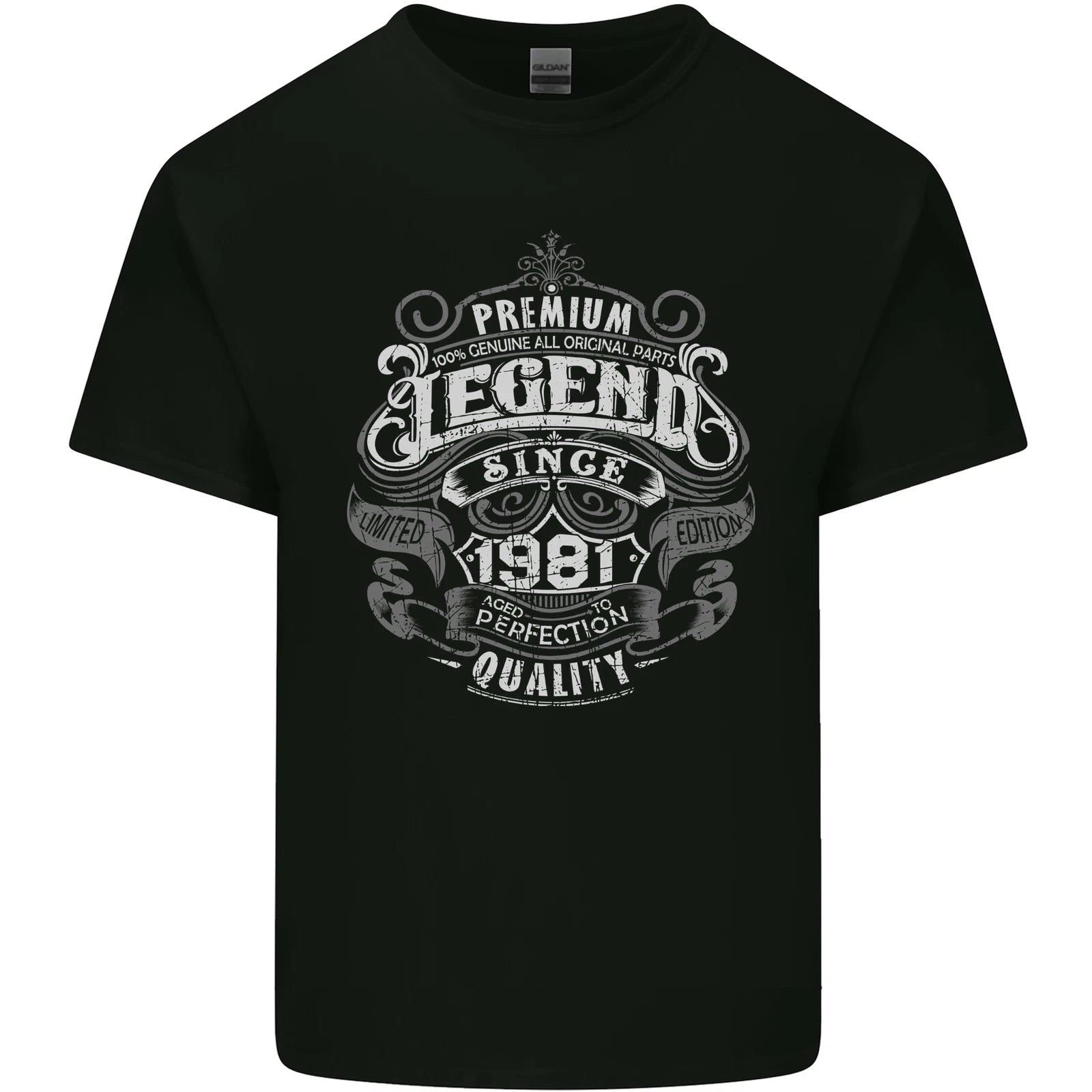 Premium Legend 45th Birthday 1981 Mens Light Cotton T-Shirt