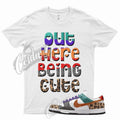 CUTE T Shirt for N Dunk Low WMNS Patchwork Multicolor Safari Cheetah Leopard