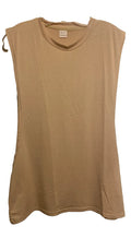Unbranded Mens Sleeveless tee Size Small Peach Deep Cut Arms NWOT