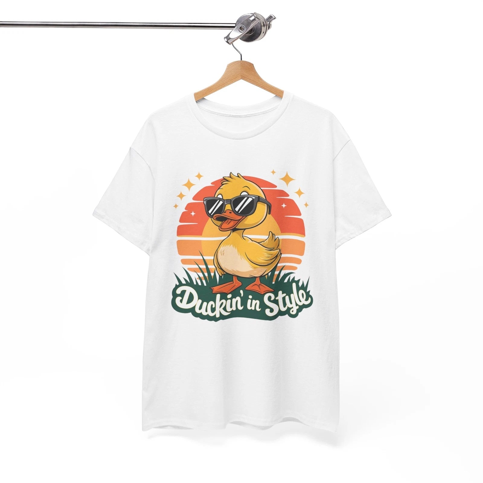 Sarcastic Duck T-Shirt - Trendy Ducky Graphic Tee for Cool Looks