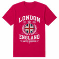 London Union Jack T-Shirt Unisex Cotton Crew Neck UK Souvenir Tee