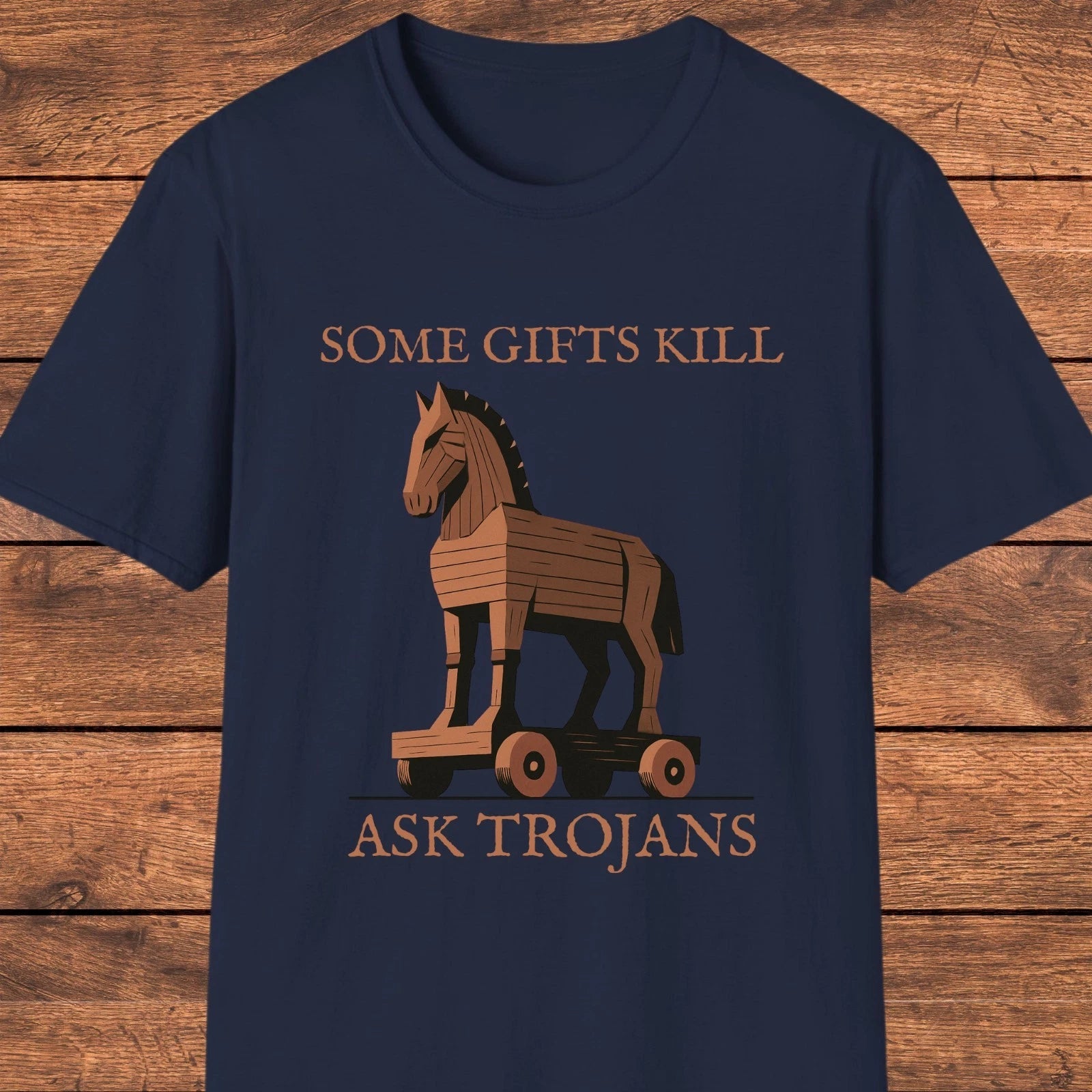 Trojan Horse T-Shirt, Greek Mythology Tee, Funny History Gift, Ancient Greece