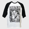 Primus Melvins Gig Poster Punk Rock Metal Long Sleeve Baseball T-shirt S-3XL
