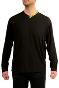 Scuderia Ferrari Men's Lanyard Tape V-Neck Long Sleeve T-Shirt US 3XL IT 58