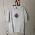 HUF Embroidery Logo T-Shirt White L Size Skate Streetwear