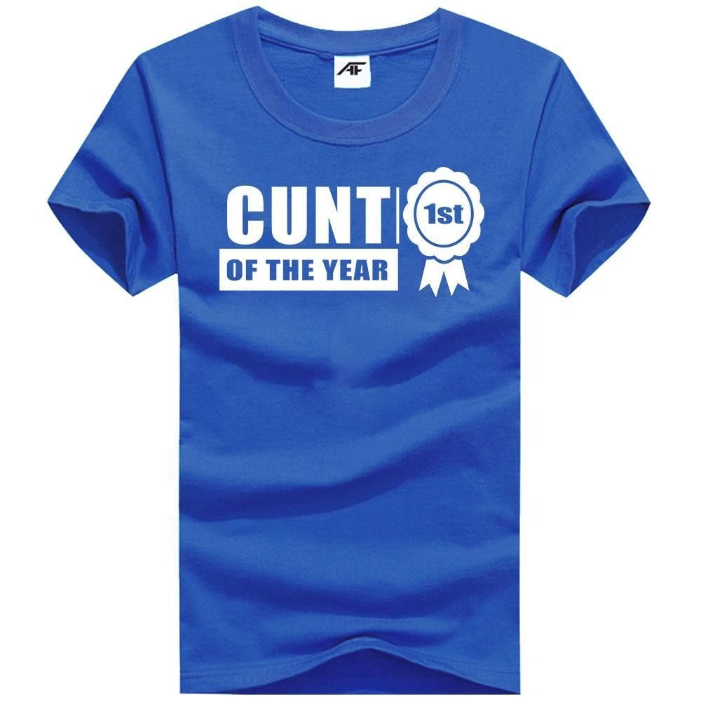 1st of The Year Printed Short Sleeve T Shirt Mens Novelty Cotton Top Tees