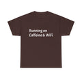 Caffeine & WiFi Tee, Funny Coffee Shirt, Unisex Tee, Gift for Caffeine Lover,