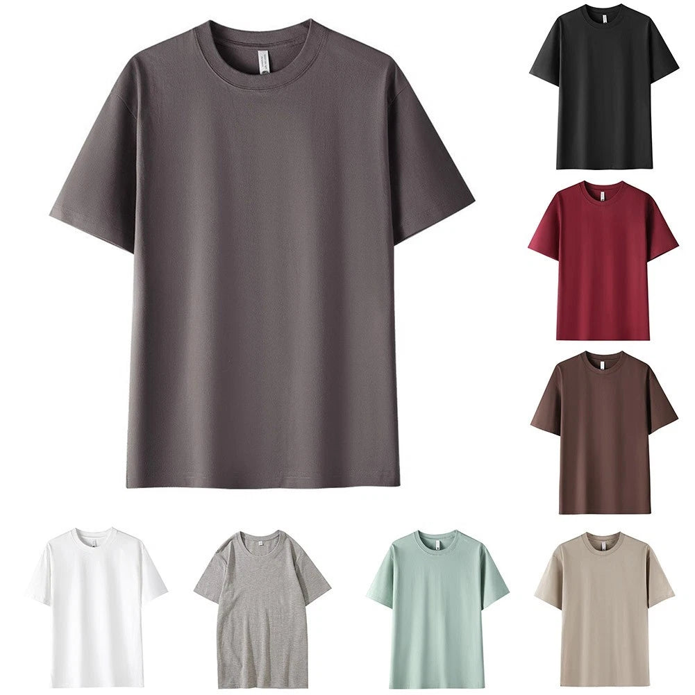 Loose Fit Men's Casual Short Sleeve T-Shirt for Fitness Streetwear Lifestyle