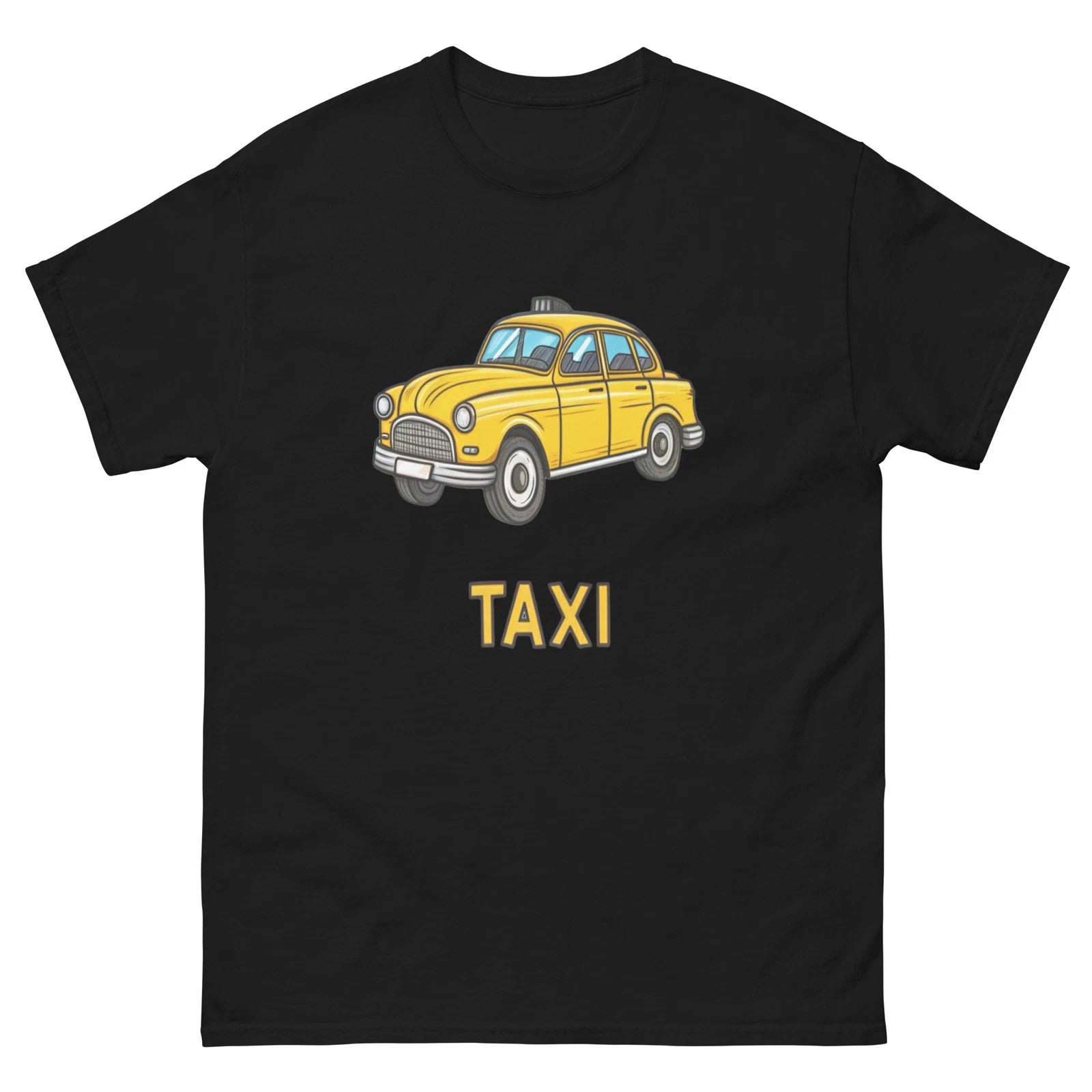 Taxi Yellow Object Place Item Urban T-Shirt