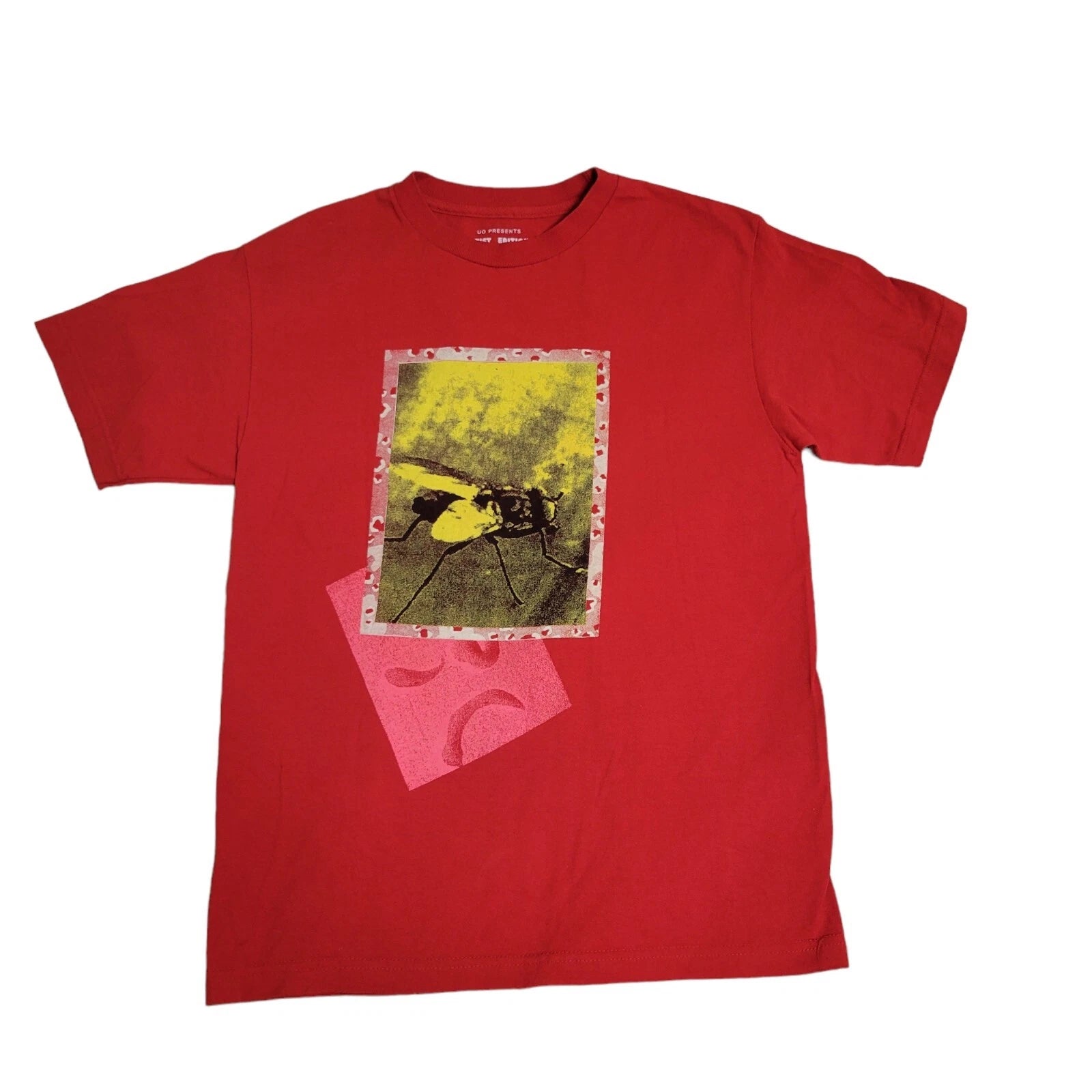 Brad Haubrich Lotion Tee Red Urban Outfitters Artist Editions UO Exclusive
