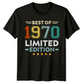 Best Of 1970 Mens T Shirt 56th Birthday Gift Vintage Limited Edition