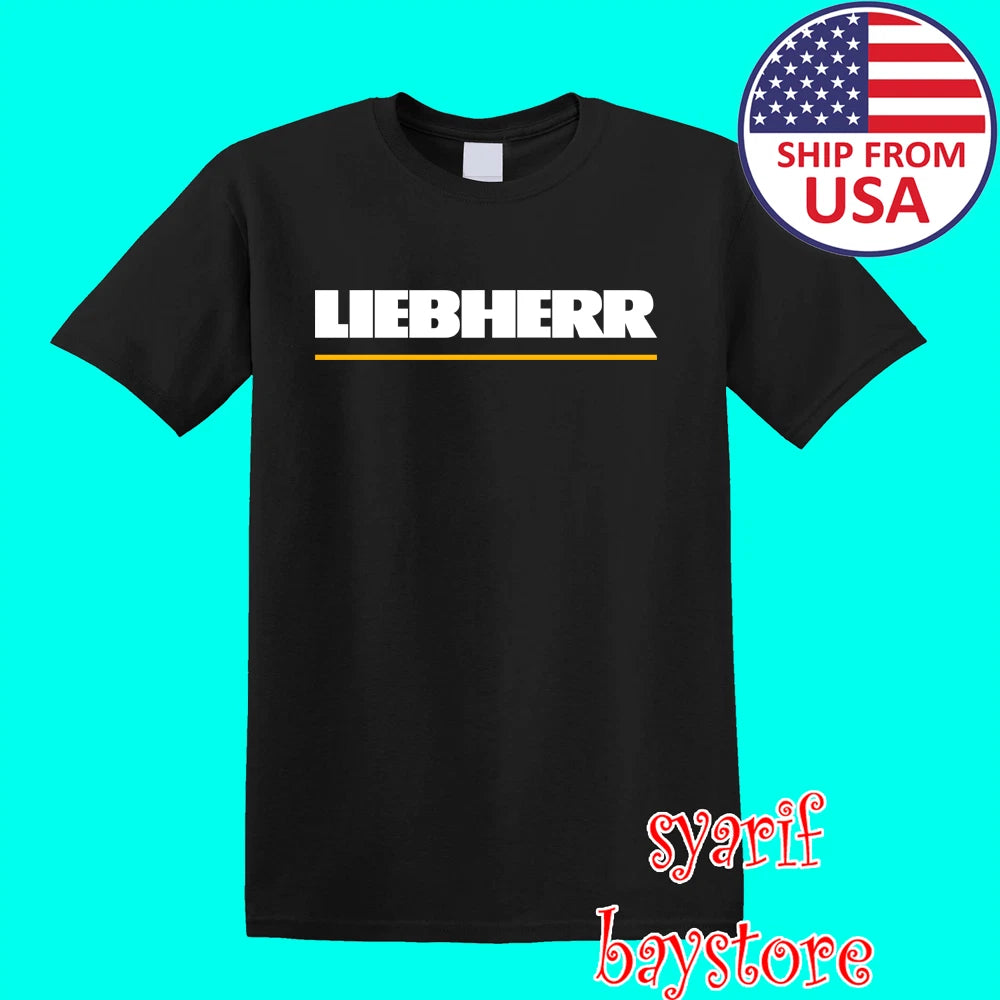 Liebherr Tractor Men's Black Size S to 5XL