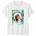 Personalised Any Photo Any Text Custom Mens T-Shirt Watercolor Design