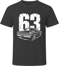 63 Galaxie 500 Collector Vintage Car Drawing Portrait T-Shirt
