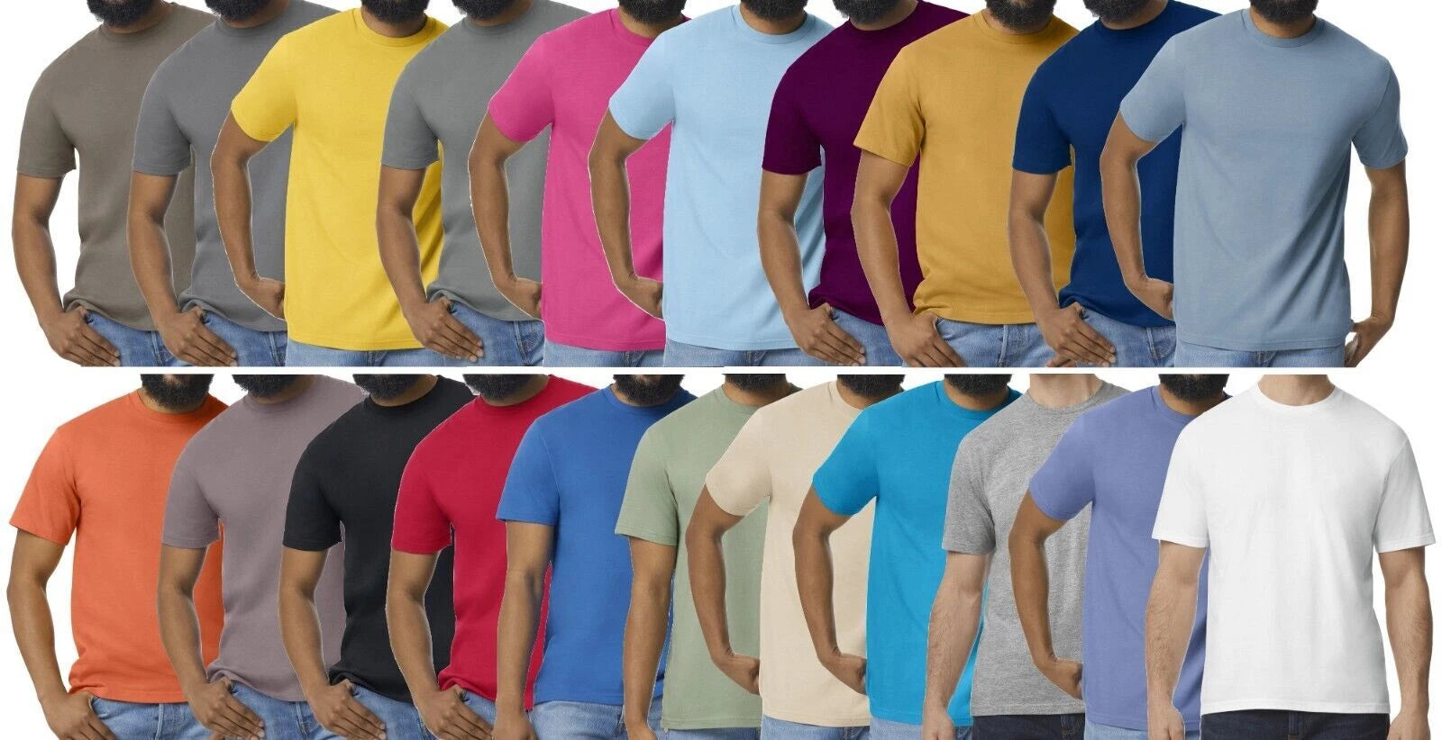 Gildan Heavy T-Shirt Cotton Short Sleeve Round Neck Tee