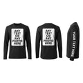 Personalised Long Sleeve T-Shirt – Custom Printed Name Image & Logo Tee