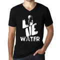 Men's Graphic T-Shirt V Neck Love Water Eco-Friendly Limited Edition