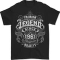 Premium Legend 65th Birthday 1961 Mens T-Shirt 100% Cotton