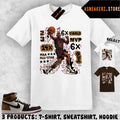 Tee Shirt Matching AJ 1 High Love Letter To Match Sneaker MJ Flair 23 T-Shirt