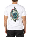 Saltrock Mens Dark Water Colour T-Shirt White
