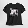 Teacher Loves Jesus T-Shirt Christian Faith Classroom Tee Religious Unisex Gift