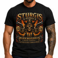 Sturgis 2026 86 Annual Black Hills Rally Skull Biker Motorcycle Shirt No Harley