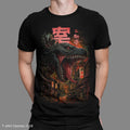 Anime Godzilla Japanese Oriental Style T-shirt , koi, Demon, Geisha, streetwear