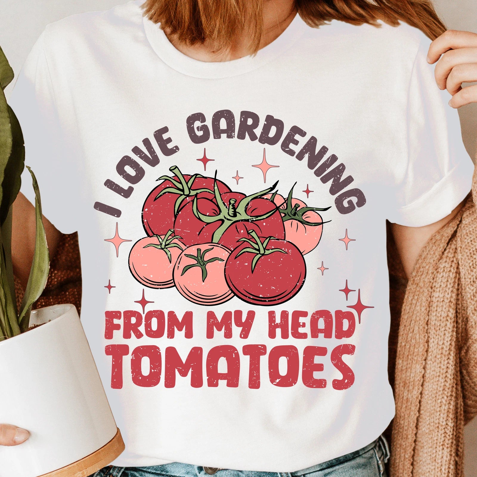 I Love Gardening Gardening Plant Lover Botanical  Gardener T-Shirt #GD