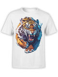 FANTUCCI Tiger T-Shirt Collection | Fierce Charge Tiger T-Shirt | Unisex