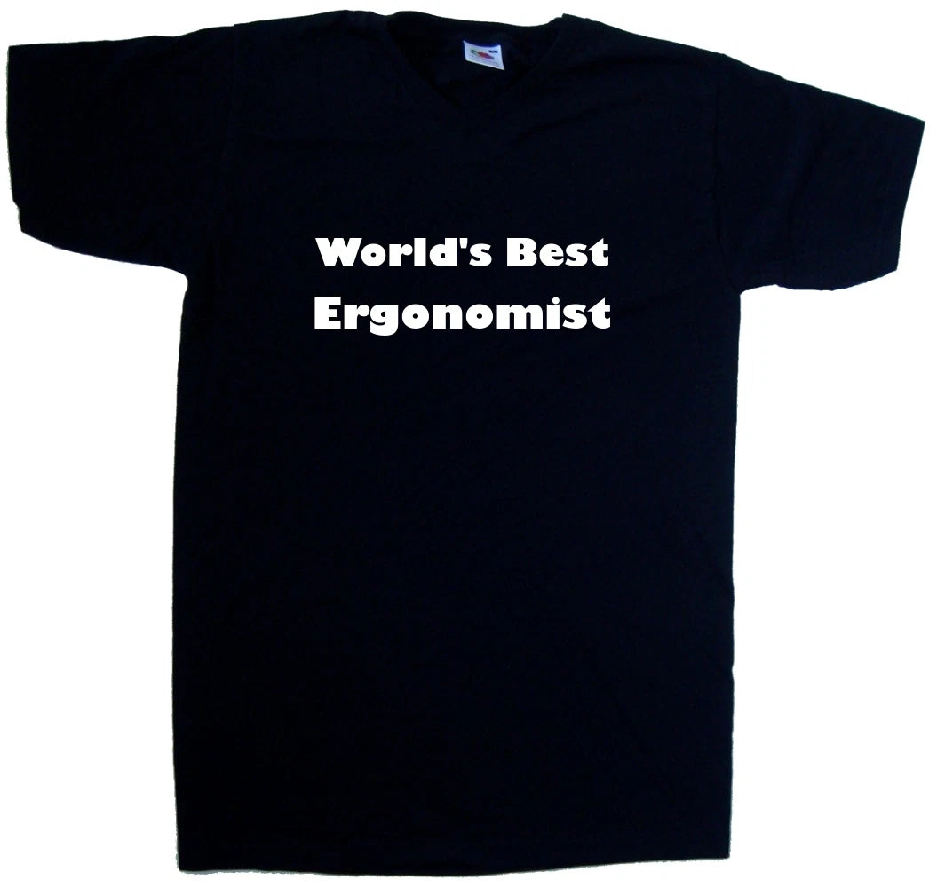 World's Best Ergonomist V-Neck T-Shirt