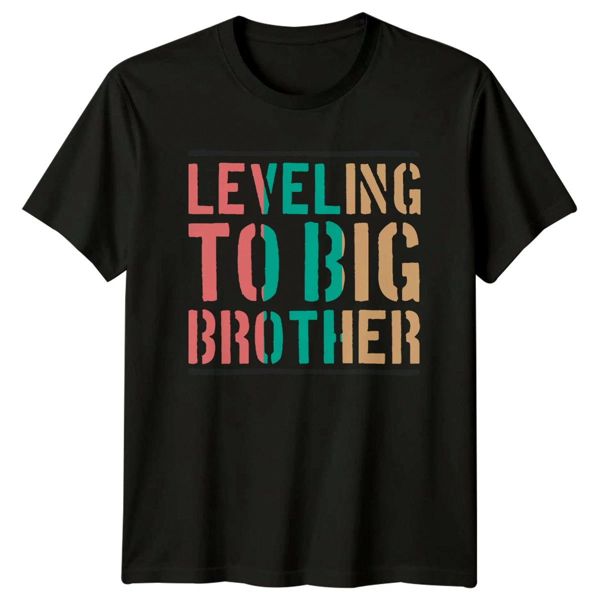 Leveling Up To Big Brother Mens T-Shirt Sibling Family Gift For Him