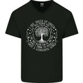 Trees Of Green Mens V-Neck Cotton T-Shirt