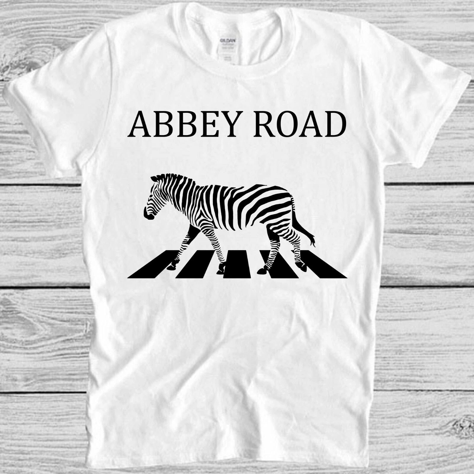 Zebra Crossing Abbey Road Meme Music Movie Gift Tee T Shirt M1123