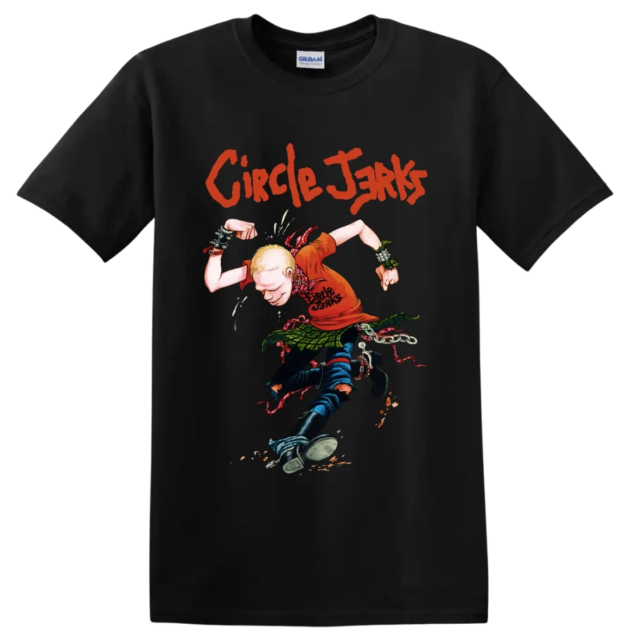 Circle Jerks Punk Rock Band T Shirt Graphic Music Tee Alternative Streetwear